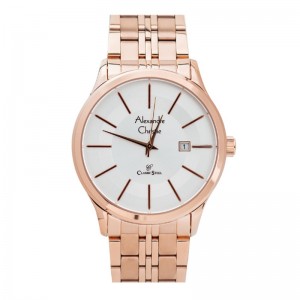Alexandre Christie AC 8348 Rosegold White Man MDBRGSL